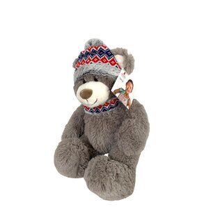 New St Jude Plush Stuffed Animal Doll Toy 17.5 in Gray Mouse Maelin-Kate Soft Kn
